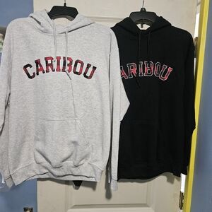 2 Caribou Coffee Hoodies, M/M
